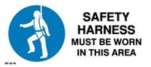 Mandatory - Safety Harness Must be Worn in this Area